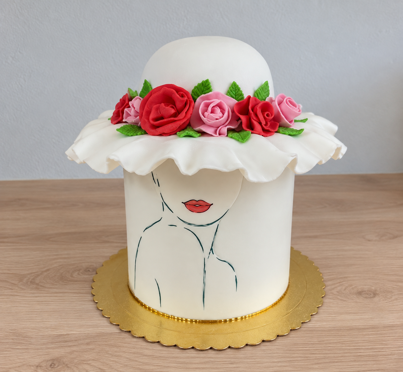 Gâteau en pâte à sucre