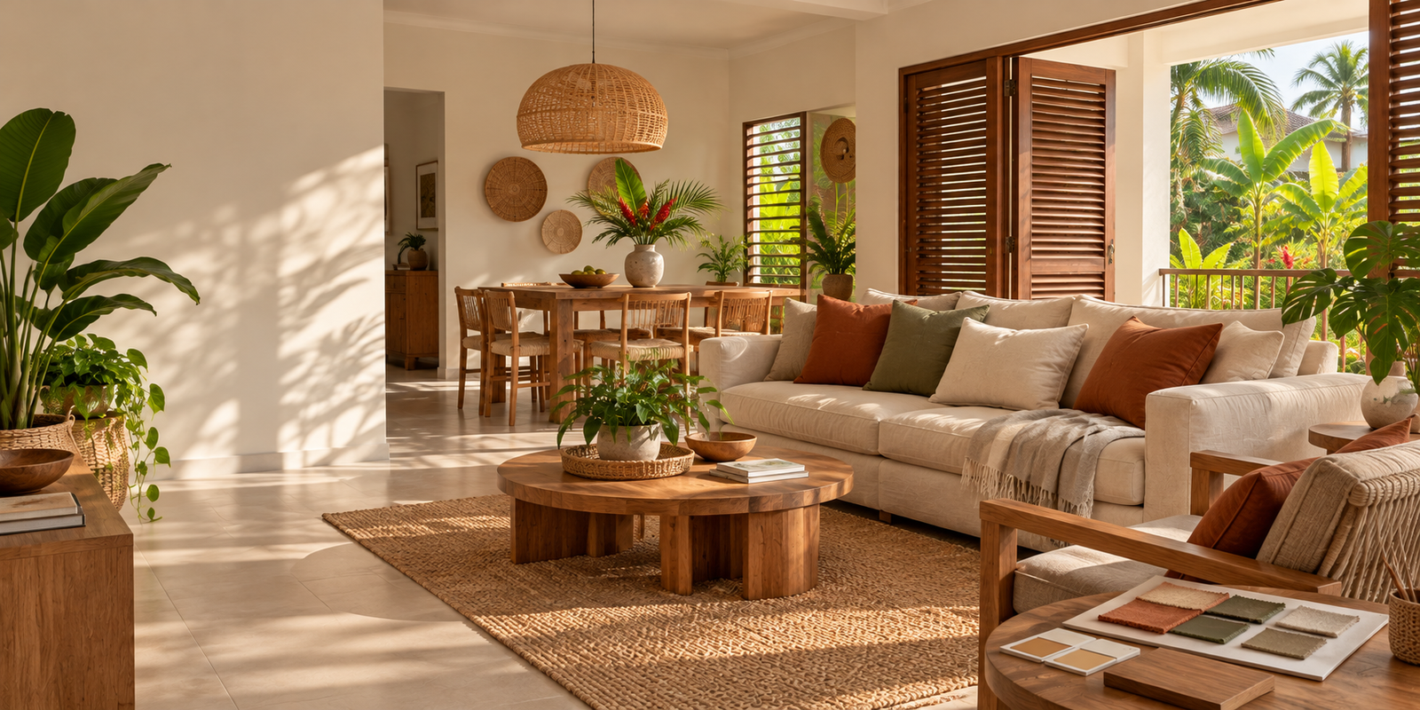 Intérieur conçu par un Interior Designer, Guadeloupe et Martinique
