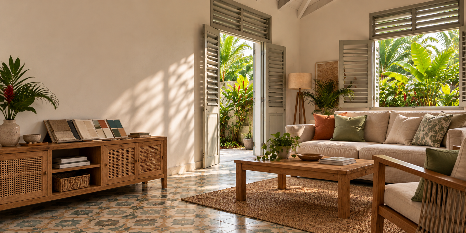 Intérieur conçu par un Interior Designer, Guadeloupe et Martinique